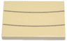Tile 2 x 3 with 2 Dark Tan Curved Lines Pattern (Super Mario Sumo Bro Stomach)
