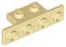 Bracket 1 x 2 - 1 x 4 with Rounded Corners at the Bottom