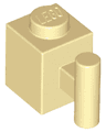 Brick, Modified 1 x 1 with Bar Handle