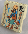 Panel 4 x 6 x 6 Sloped with Hieroglyphs, Snake and Falcon / Ra Pattern