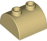 Slope, Curved 2 x 2 Double with 2 Hollow Studs