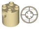 Brick, Round 2 x 2 x 2 Robot Body with Bottom Axle Holder (x Shape / + Orientation)