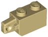 Hinge Brick 1 x 2 Locking with 1 Finger Vertical End