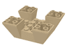 Slope, Inverted 65 6 x 6 x 2 Quad with Cutouts