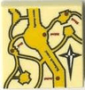 Tile 2 x 2 with Map HP Marauder's Pattern