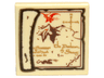 Tile 2 x 2 with Map Lonely Mountain, Desolation of Smaug Pattern