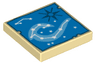 Tile 2 x 2 with Map Constellations Pattern