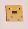 Tile 2 x 2 with Pixelated Minecraft Pufferfish Pattern
