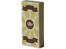 Tile 1 x 2 with Gold Sun Rays, Reddish Brown Circle with Eye and Banners with Dark Brown Text Pattern (Dungeons & Dragons Spell Scroll of Invisiblity)