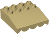 Duplo Roof Sloped 33 4 x 4 with Awning Overhang