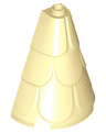 Tower Roof 2 x 4 x 4 Half Cone Shaped with Roof Tiles