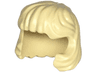 Minifigure, Hair Female Mid-Length Combed Behind Ear