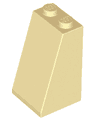 Slope 75 2 x 2 x 3 - Solid Studs