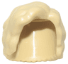 Minifigure, Hair Short and Bushy, Parted on Left