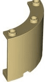 Cylinder Quarter 4 x 4 x 3