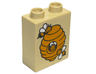 Duplo, Brick 1 x 2 x 2 with Beehive Pattern