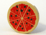 Tile, Round 2 x 2 with Pizza Pattern