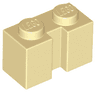 Brick, Modified 1 x 2 with Channel