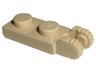 Hinge Plate 1 x 2 Locking with 2 Fingers on End