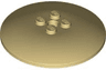 Dish 6 x 6 Inverted (Radar) - Solid Studs