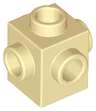 Brick, Modified 1 x 1 with Studs on 4 Sides