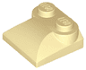 Slope, Curved 2 x 2 x 2/3 with 2 Studs and Curved Sides