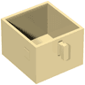 Duplo, Furniture Drawer 2 x 2 with Pull Handle