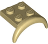 Vehicle, Mudguard 3 x 3 x 1 with Arch Round