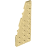 Wedge, Plate 8 x 3 Pentagonal Left
