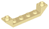 Slope, Inverted 45 6 x 1 Double with 1 x 4 Cutout