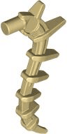 Plant Vine Seaweed / Appendage Spiked / Bionicle Spine - Flexible Rubber