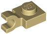 Plate, Modified 1 x 1 with U Clip (Horizontal Grip)