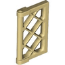 Pane for Window 1 x 2 x 3 Lattice with Thick Corner Tabs