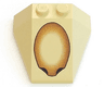 Wedge 4 x 4 Triple without Stud Notches with Brown Oval Pattern