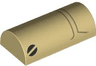 Slope, Curved 2 x 4 Double with Groove with Dark Tan Lines and Black Eyes Pattern (SW Battle Droid Head)