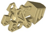 Bionicle Foot with Ball Joint Socket 3 x 6 x 2 1/3, Squared Tops
