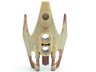 Bionicle Shoulder Armor, Vorox with Marbled Reddish Brown Pattern