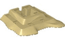 Baseplate, Raised 18 x 22 No Studs Two Level, 11 Holes
