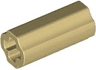 Technic, Axle Connector 2L (Smooth with x Hole + Orientation)