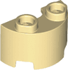 Cylinder Half 1 x 2 x 1