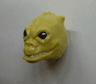 Minifigure, Head, Modified SW Saurin / Trandoshan with Black Eyes and White Pupils Pattern (Hrchek Kal Fas)