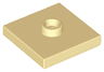 Plate, Modified 2 x 2 with Groove and 1 Stud in Center (Jumper)