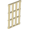 Bar 1 x 4 x 6 Grille with End Protrusions