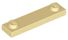 Plate, Modified 1 x 4 with 2 Studs without Groove