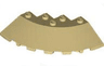 Brick, Round Corner 6 x 6 with Slope 33 Edge, Facet Cutout