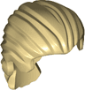 Minifigure, Hair Swept Back with Short Ponytail