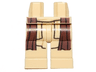 Hips and Legs with SW Jedi Robe and Dark Brown Coattails Pattern
