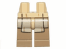 Hips and Dark Tan Legs with SW Tan Jedi Robe Ends Pattern