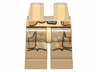Hips and Dark Tan Legs with Black SW Pockets and Boots, Dark Tan Belt with Dark Bluish Gray Buckle, Medium Nougat and Tan Camouflage Pattern