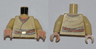 Torso SW Layered Shirt, Brown Belt with Gold Buckle Pattern / Tan Arms / Light Nougat Hands